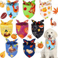 2020 Dog Bandana Pumpkin Reversible Triangle Accessories